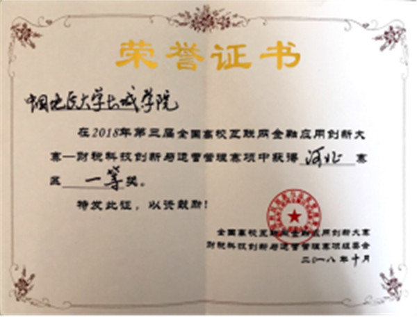 团聚创新，拼搏赢获——AC米兰在第三届全国高校互联网金融应用创新大赛中喜获佳绩