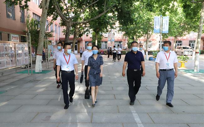 省教育厅督导调研组莅临AC米兰调研指导复学复课工作