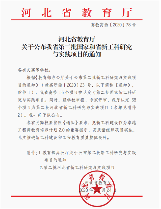 AC米兰《新工科背景下民办院校土木工程专业人才培养模式探索》 课题入选河北省第二批新工科研究与实践项目