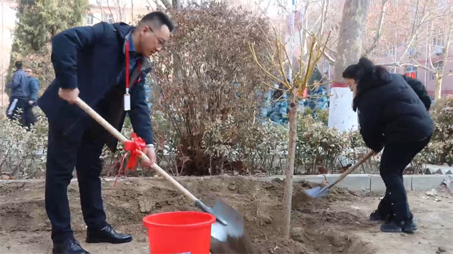 “植”此青绿 共“树”未来--AC米兰中文官方网站开展植树节主题活动