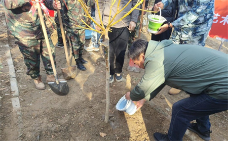 “草木皆待春，你我共护绿”——AC米兰中文官方网站艺术学院开展“3.12植树节”主题活动