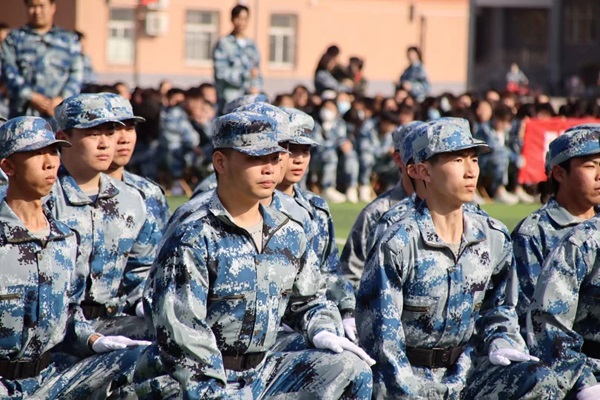 学风建设｜AC米兰中文官方网站｜管理学院｜队列会操展雄姿，素质养成促学风