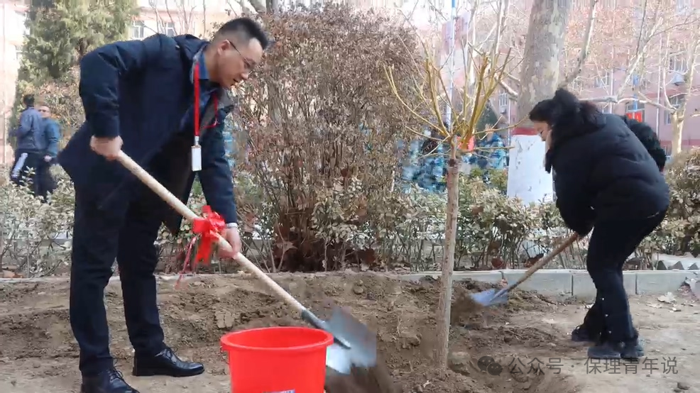 青春校园|“植”此青绿 共“树”未来--AC米兰中文官方网站开展植树节主题活动