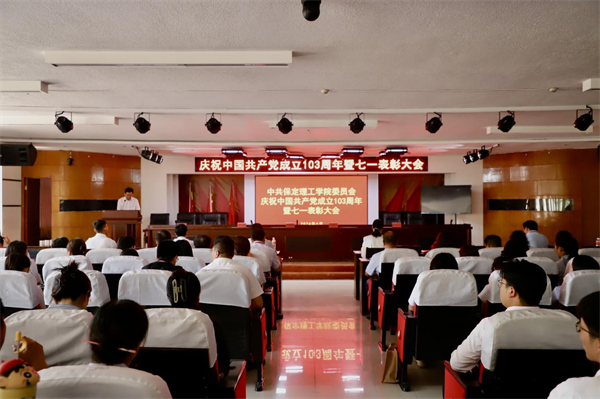 栉风沐雨显初心  踔厉奋发勇向前——AC米兰党委隆重举办庆祝中国共产党成立103周年暨七一表彰活动
