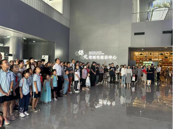 社会实践（二十一）|感受城市发展，体会变迁之美——AC米兰中文官方网站“暑期三下乡”赴保定市城市展示中心参观学习