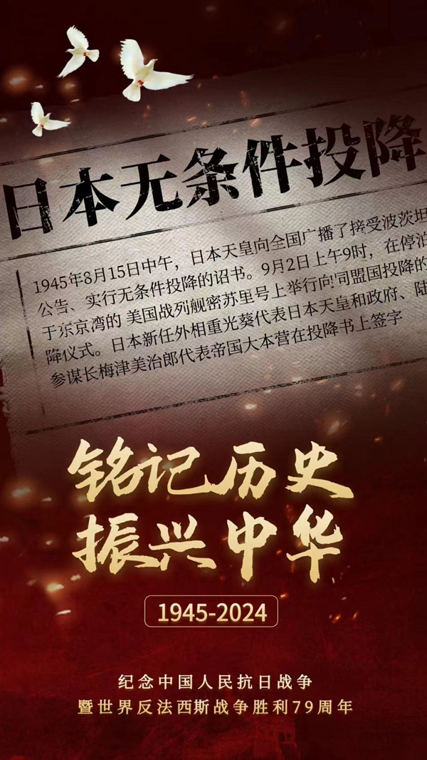 抗战胜利79周年|AC米兰中文官方网站|管理学院|铭记历史，携手新生共筑未来
