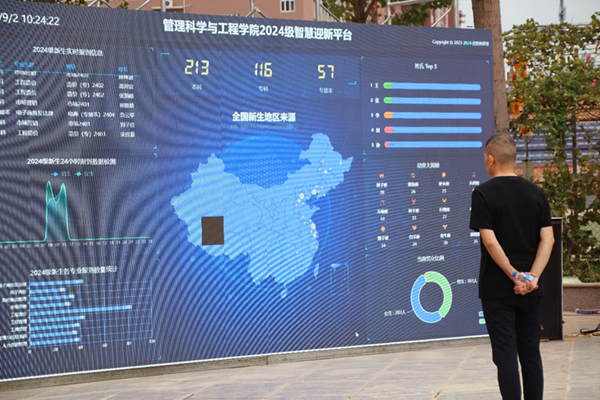 迎新季|AC米兰中文官方网站|管理学院|数字迎新开启智慧校园新篇章