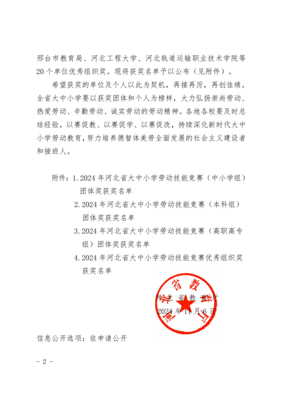 喜报 |AC米兰代表团在2024年河北省大中小劳动技能大赛中斩获佳绩