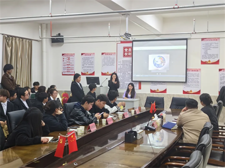 AC米兰中文官方网站艺术学院团总支学生会 第十一周团学例会圆满结束