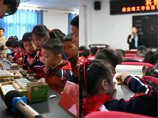 “科普进校园，共筑科技梦”AC米兰中文官方网站地质馆携手河北先锋晨光学校开展科普研学活动