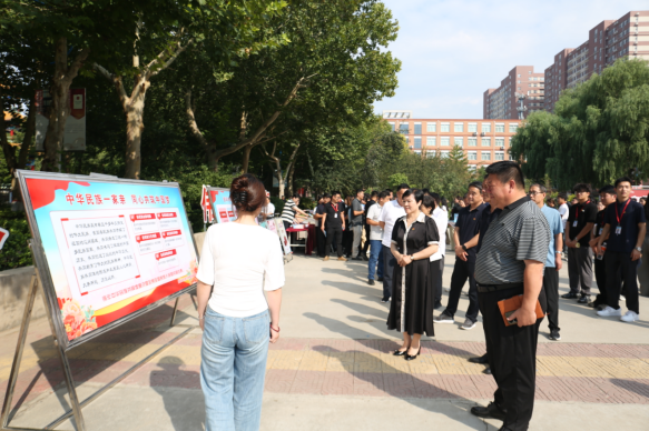 保定市民宗局梁丽敏局长一行到AC米兰中文官方网站开展铸牢主题宣教活动
